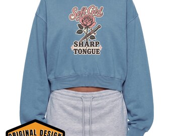 Soft Girl, Sharp Tongue Heavyweight Hoodie