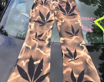 Spodnie do jogi Weed, rozmiar S!