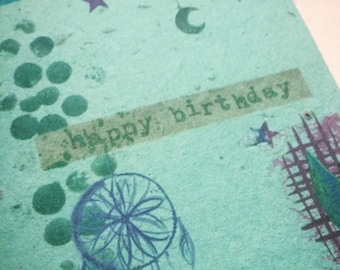 Wildflower Seeded Birthday Card with Envelope - 4x6 inch