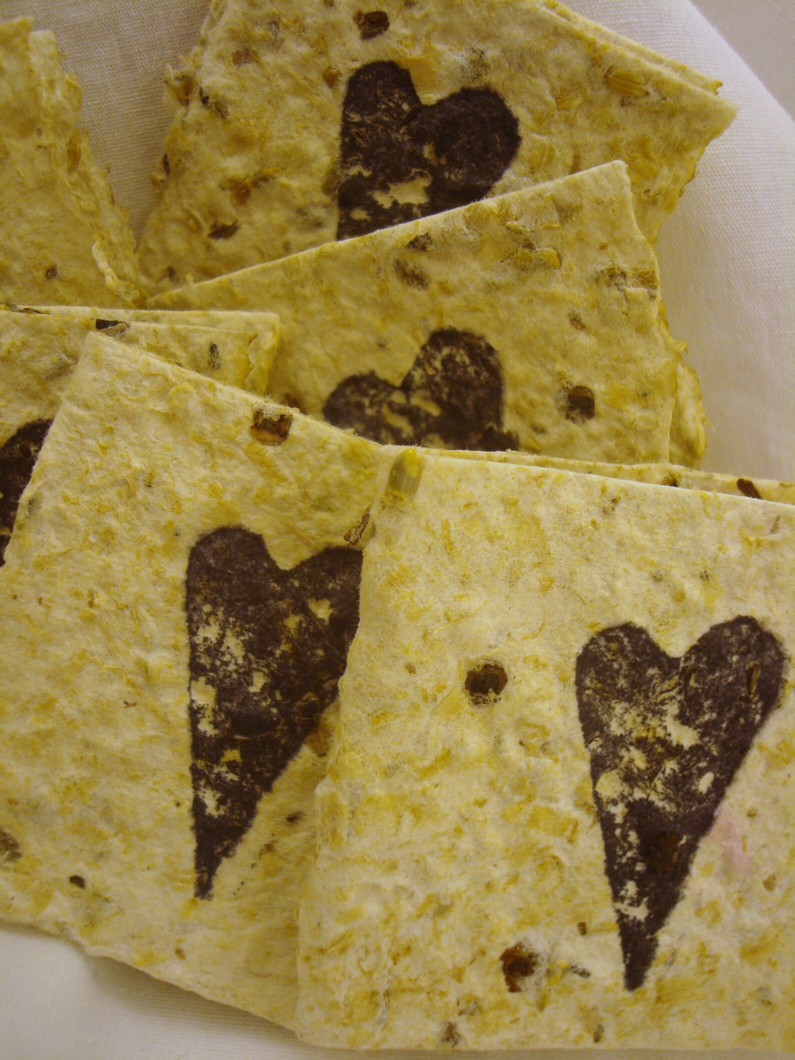 Miniature Seed Paper Cards Love Notes Etsy