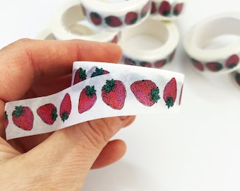 Strawberry Washi Tape, Cute Washi Tape, Washi Tape, Berry Special, Best tape