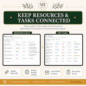 Etsy Seller Notion Template: Product Research, SEO Tracker & Pricing Calculator image 13