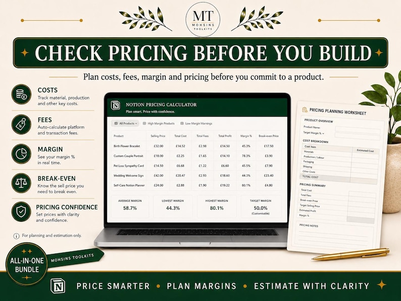 Etsy Product Research Bundle | Notion Template & AI Prompts image 7