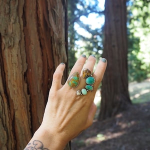 Custom Wild Flower Statement Ring