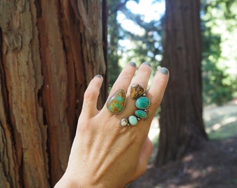 Custom Wild Flower Statement Ring