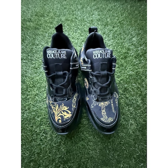 Versace Jeans Couture Black Gravity Low Sneakers
