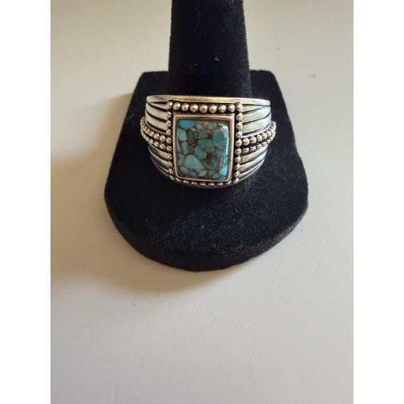 Sterling Silver 925 BBJ Turquoise Ring