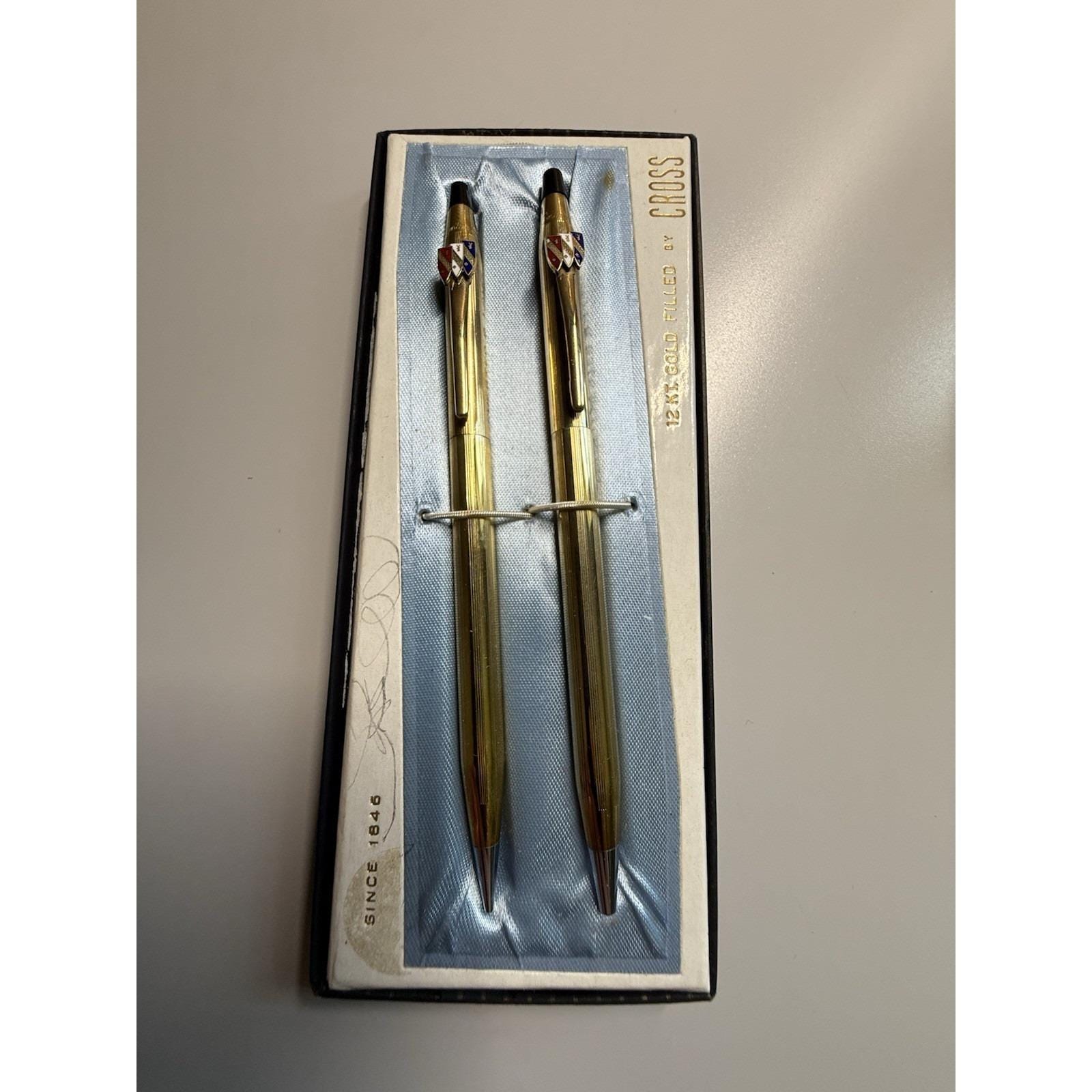 ★良品クロス12金張★ソフトチップペン＆鉛筆セット希少 Cross 12k gold pen - Etsy 日本