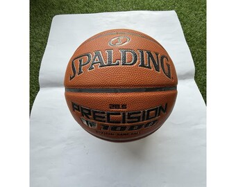 Balón de baloncesto Spalding Precision TF-1000, tamaño intermedio 6, 28.5", para juegos de interior AAU.