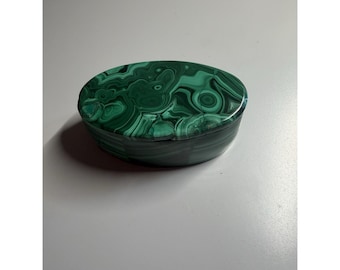 Vintage Malachite Jewelry Collectible Box