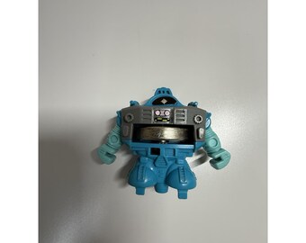 TOMY Macao Gyrobot Beyrobo Robot Azul Japón Vintage 1982 Azul Sin Cable Roto
