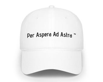 Per Aspera Ad Astra Gorra de Béisbol / Lema Latino, Inspiración Espacial