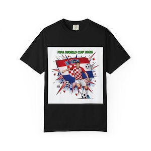 Croatia Soccer Player World Cup 2026 T-Shirt | Football Jersey Design image 10