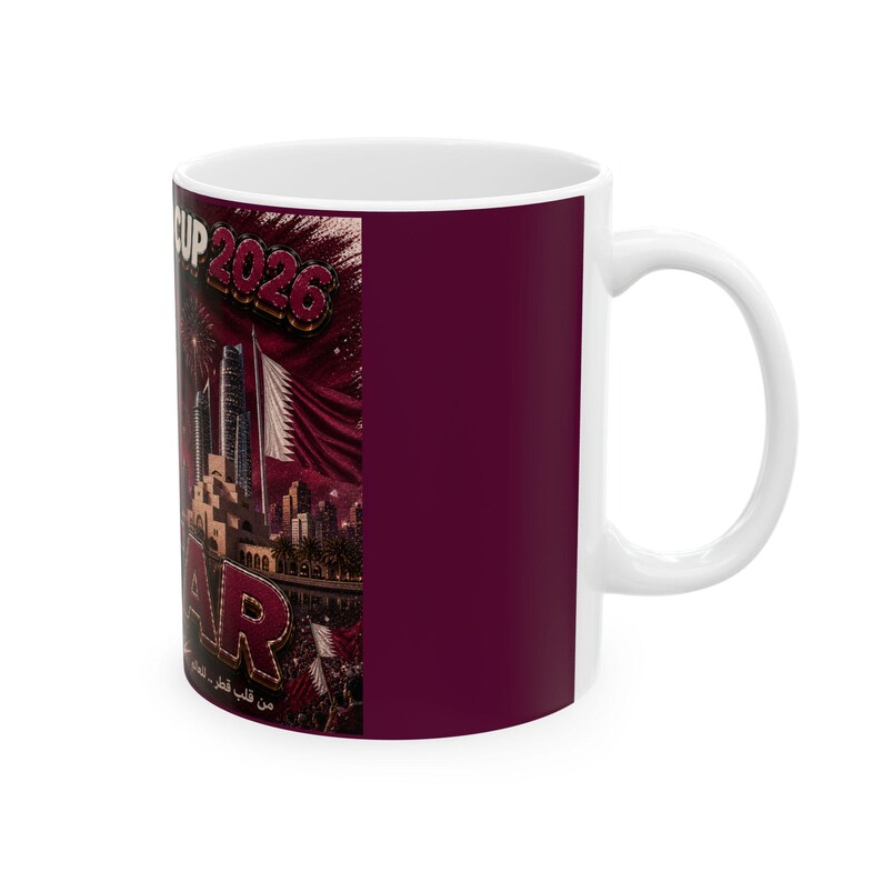 Tasse Fussball Fussball WM 2022 Katar | Fußball Turnier Souvenir Bild 4