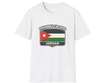 FIFA World Cup 2026 Jordan Flag T-Shirt | Jordan Football Tee