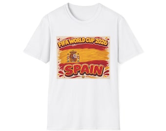 FIFA World Cup 2026 Spanien T-shirt | Spaniens flagga fotbollströja