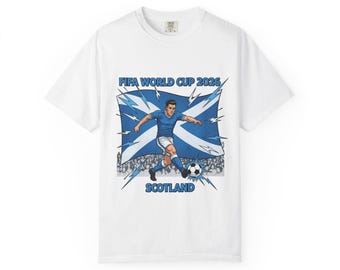 Scotland Soccer Player FIFA World Cup 2026 T-Shirt | Football Graphic Tee