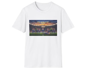 -shirt de l'équipe de la Coupe du Monde de la FIFA 2026 | Graphique du stade de football