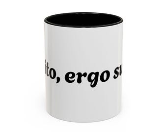 Taza con la frase Carpe Diem / Taza de café Accent 11 oz 15 oz