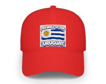 Uruguays flaggmärke basebollkeps | Fotbollsfan med VM 2026