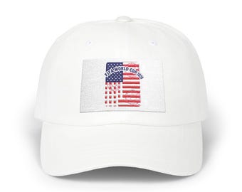 Amerikansk flagga-märke pappakeps | Patriotisk basebollkeps