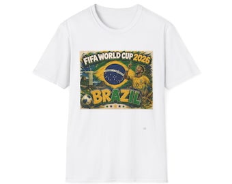 FIFA World Cup 2026 Brasilien T-shirt med grafik | Brasilien fotbollströja
