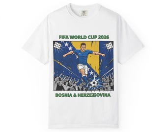 Bosnia & Herzegovina Soccer Player T-Shirt | FIFA World Cup 2026