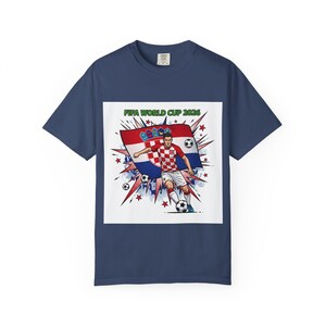 Croatia Soccer Player World Cup 2026 T-Shirt | Football Jersey Design image 8