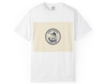 Vintage Marlin Fischen Robbe T-Shirt | Küsten Angler Tee