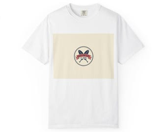 Gekreuzte Oars Emblem T-Shirt | Nautisches Ruder Logo