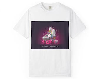 Retro Rollschuh-Illustration T-Shirt | Vintage Disko Skates