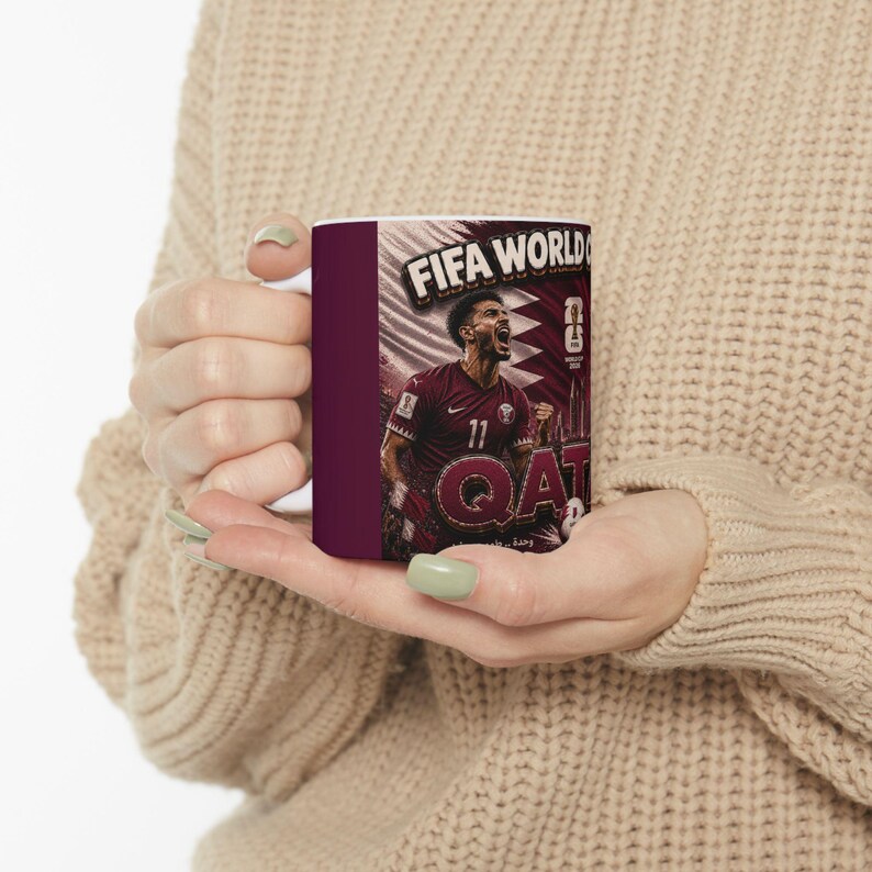 Tasse Fussball Fussball WM 2022 Katar | Fußball Turnier Souvenir Bild 7