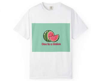 One in a Melon Wassermelone Illustration T-Shirt | Niedliche Frucht Grafik