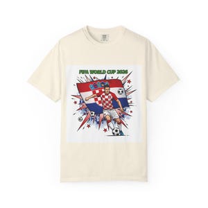 Croatia Soccer Player World Cup 2026 T-Shirt | Football Jersey Design image 5