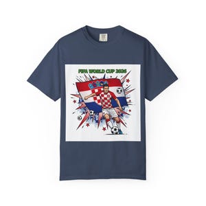 Croatia Soccer Player World Cup 2026 T-Shirt | Football Jersey Design image 6