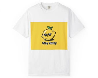 Bleib Zesty Lemon Graphic Tee | Süßes Zitrone mit Sonnenbrille T-Shirt