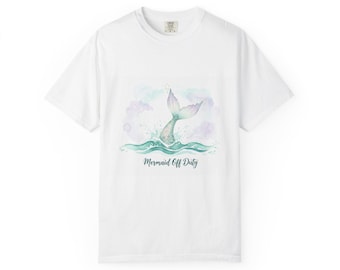 Meerjungfrau Schwanz Illustration T-Shirt | Aquarell Whale Tail, Ozean Thema
