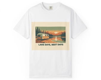 Seetage, beste Tage T-Shirt | Vintage Camper See Szene