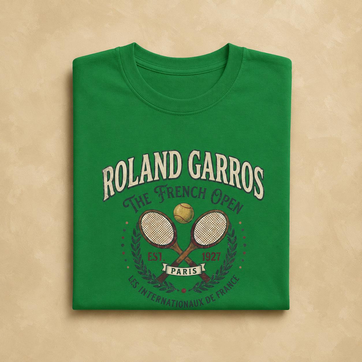 Vintage Roland Garros Tshirt - Etsy