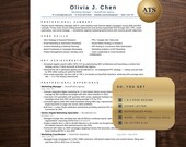 Minimalist Marketing Manager Resume Template | Marketing Director CV (ATS Friendly, Instant Download)