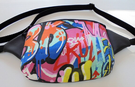 graffiti fanny pack