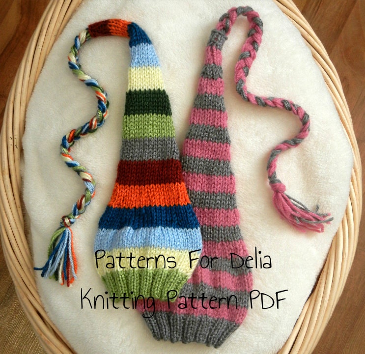Stocking Hat KNITTING PATTERN Newborn Baby Infant Toddler Etsy