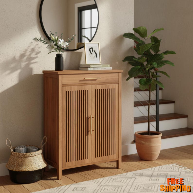 5 Tier Farmhouse Shoe Cabinet With Drawer, Shoe Organizer Cabinet For Entryway Storage, Freestanding Shoe Rack With Adjustable Shelves, Dark Walnut Shoe Cabinet For Hallway Decor, Brown Shoe Storage Cabinet With Louvered Doors, Natural Wood Shoe Organizer For Home Entryway, Black Shoe Cabinet With Drawer And Shelves, Farmhouse Shoe Storage Cabinet For 20 Pairs, Entryway Organizer With Hidden Shoe Storage, Rustic Shoe Rack Cabinet With Adjustable Dividers,