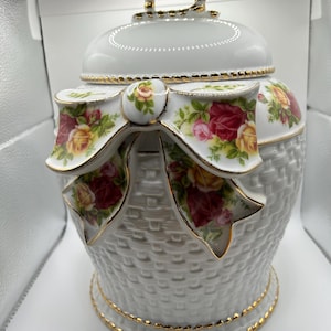 Royal Albert Cookie Jar - Etsy