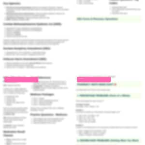 May include: A study guide with text, including the title "2024 Study Guide" and various topics such as "Pharmacy Law & Regulations" and "Medicare Packages." The background has a gradient of green and blue.