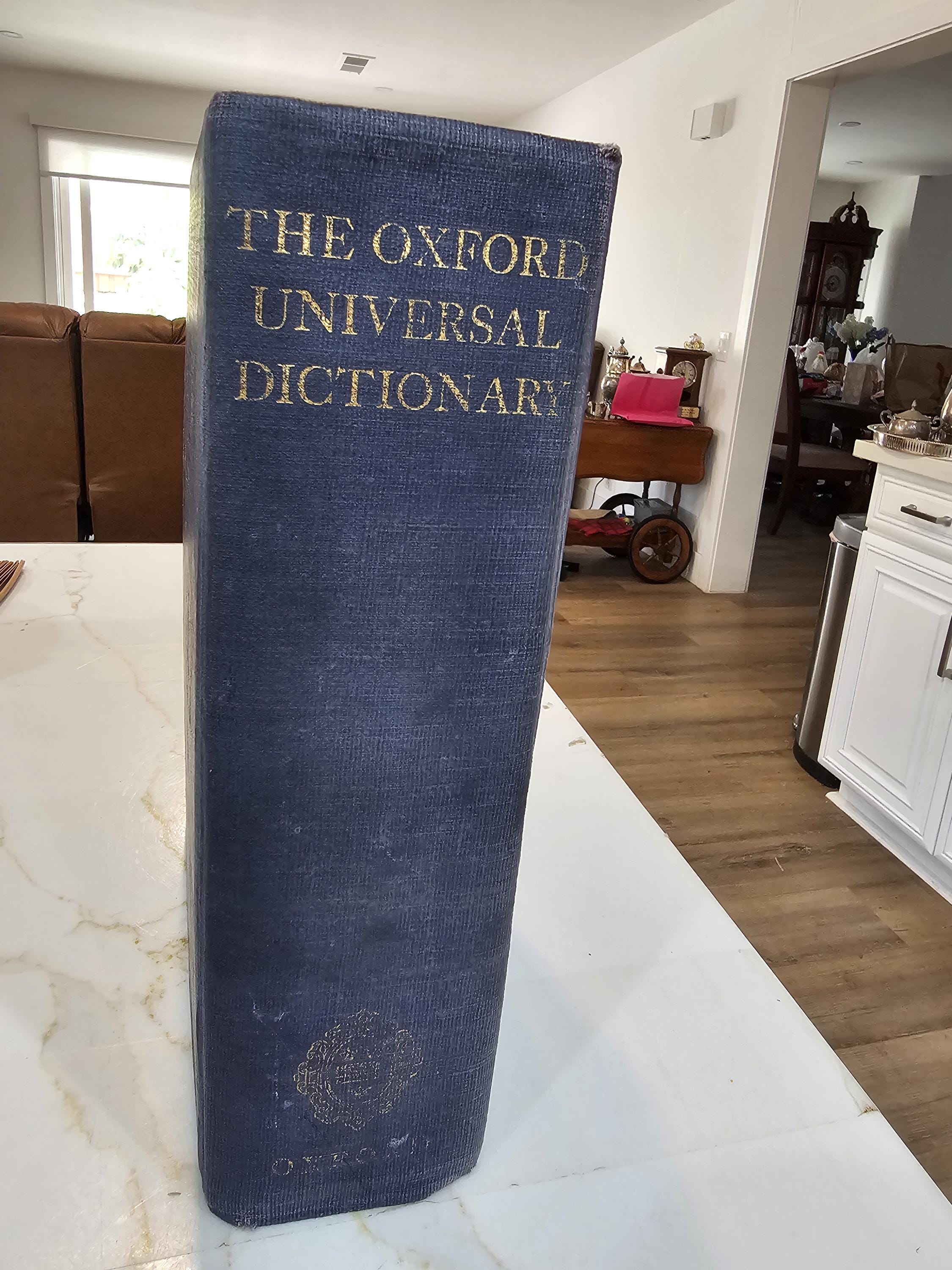 Vintage Oxford English Dictionary - Etsy