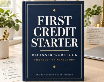 Credit Builder Workbook for Beginners | First Credit Card Planner for Teens and Young Adults