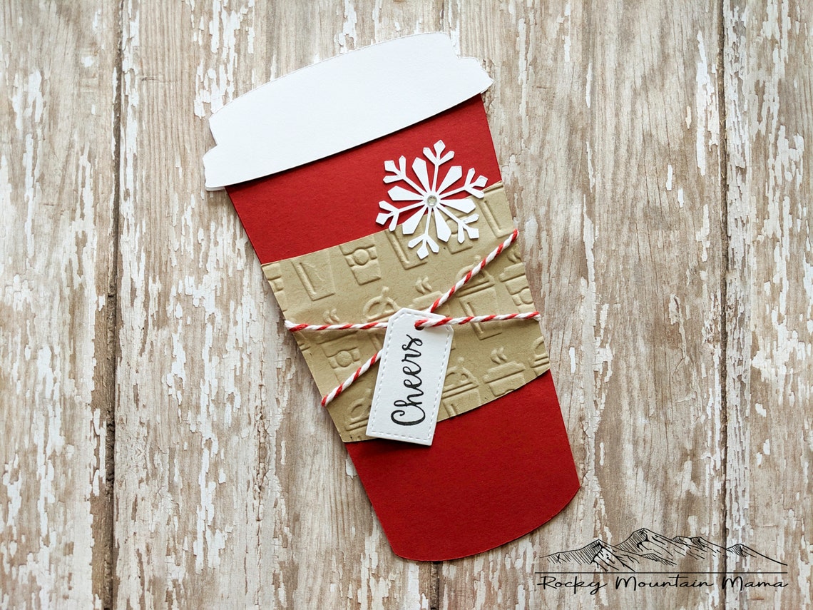 Coffee Gift Card Holder Holiday Starbucks Gift Card Holder Etsy
