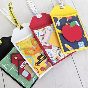 Teacher Gift Card Holders, Teacher Gift Pouch