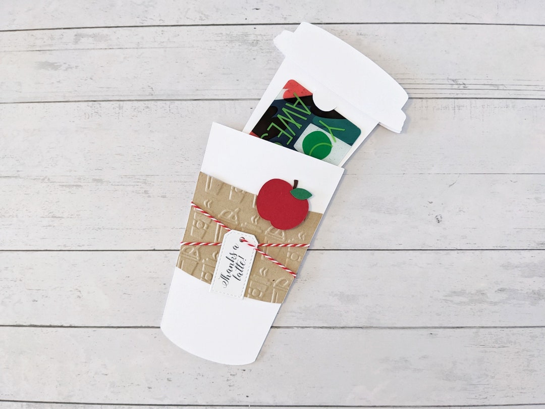 Coffee Gift Card Holder, Teacher Appreciation Gift Card Holder - Etsy